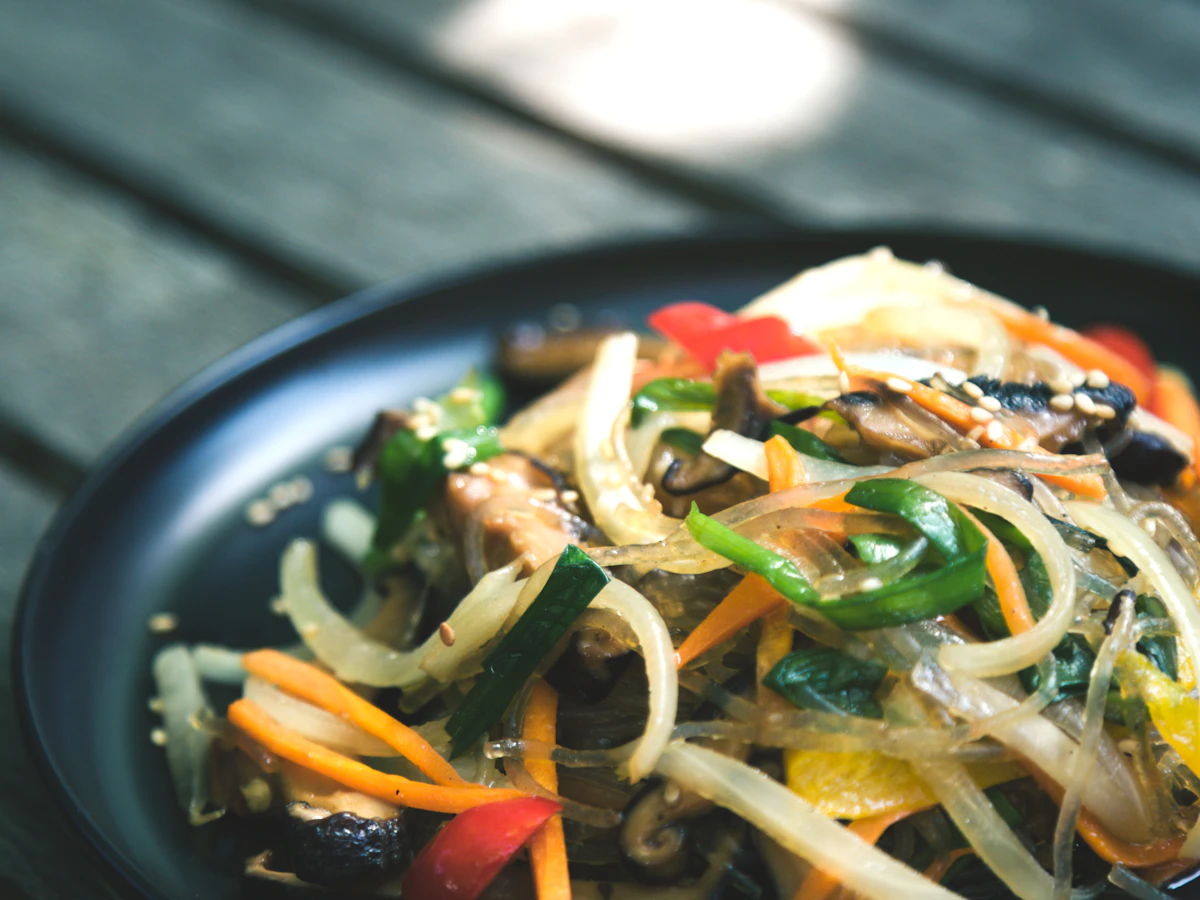 Овочевий wok з тофу